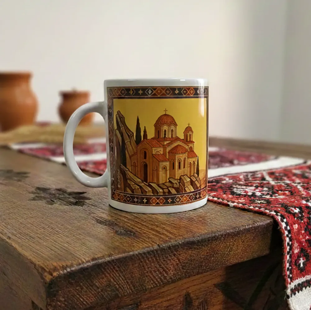 Cană cu icoana Maicii Domnului Theotokos — imaginea 5
