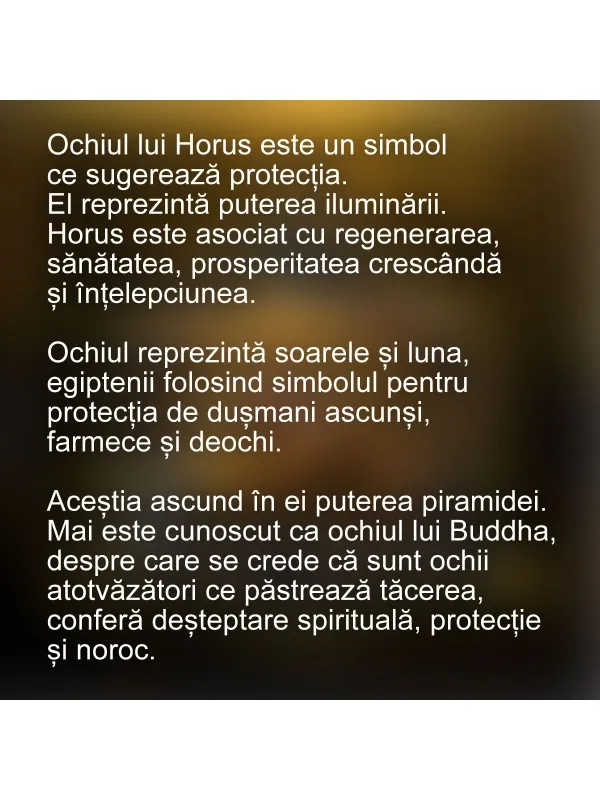 Tablou canvas Ochiul lui Horus – simbol egiptean — imaginea 2