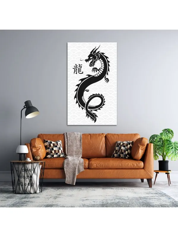 Tablou canvas Dragonul imperial – simbol feng shui — imaginea 3