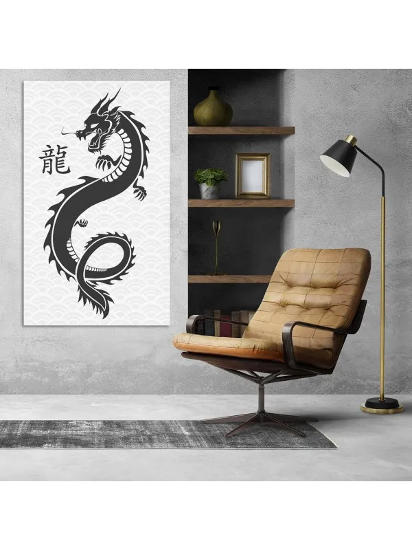 Tablou canvas Dragonul imperial – simbol feng shui — imaginea 4