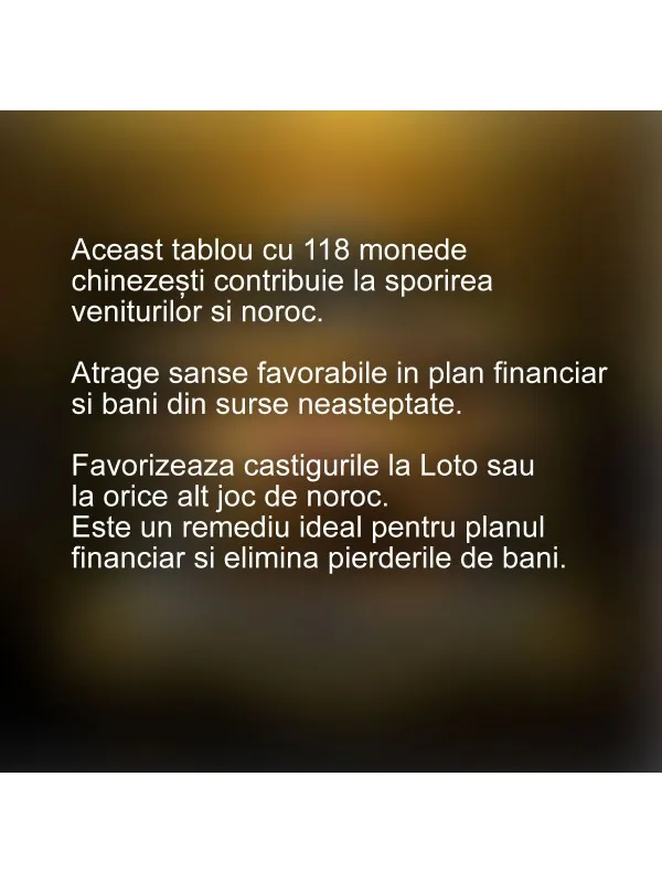 Tablou canvas Monede chinezești – decor feng shui — imaginea 2