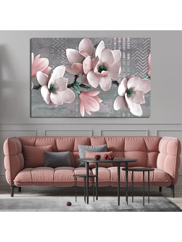 Tablou canvas Magnolia pasiunii – decor feng shui — imaginea 3