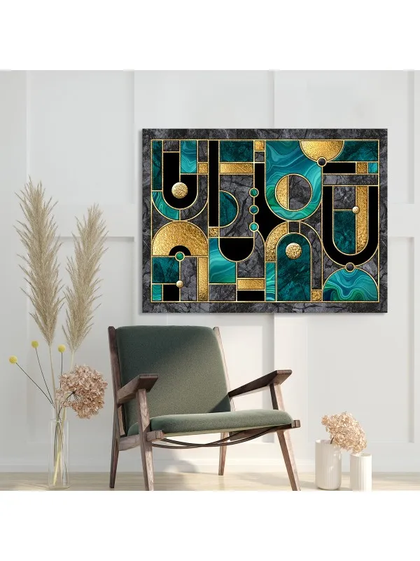 Tablou canvas Shapes – forme abstracte — imaginea 2