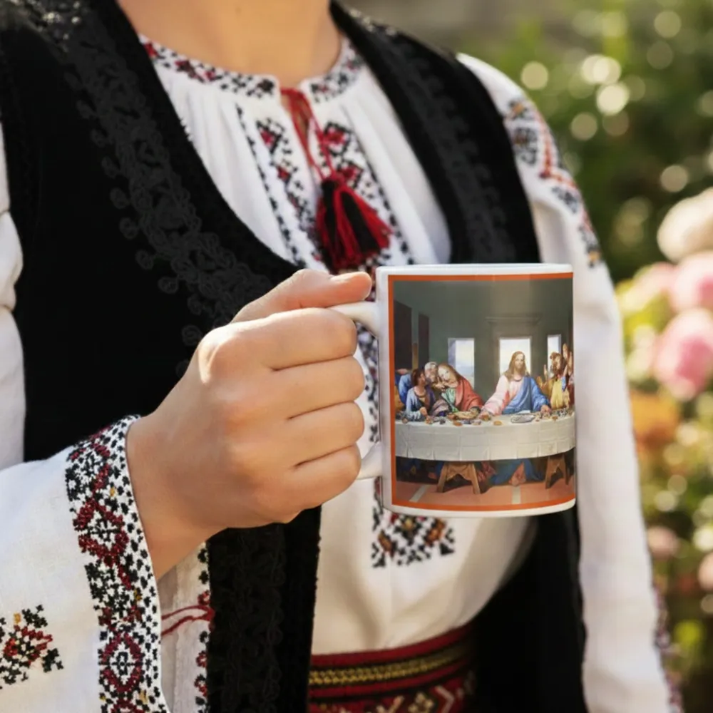 Cană cu icoana Cinei celei de Taină — imaginea 3