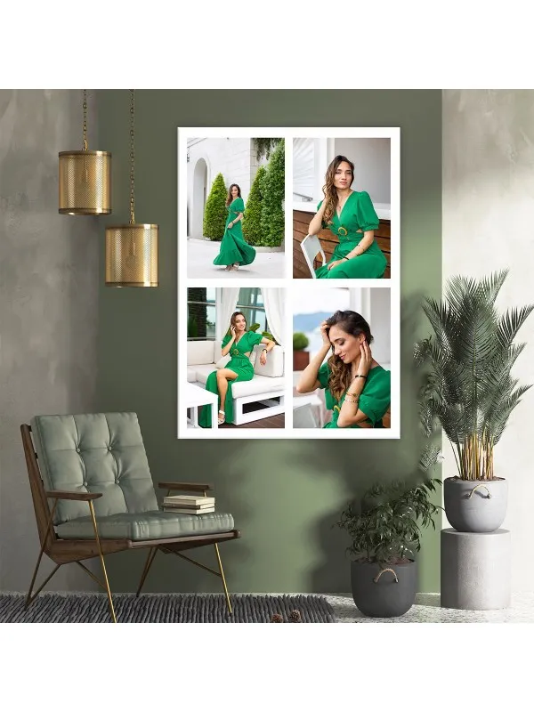 Tablou canvas personalizat colaj cu 4 poze – amintiri adunate — imaginea 2