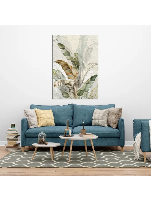 Tablou canvas Esența naturii – plante în acuarelă — imaginea 5