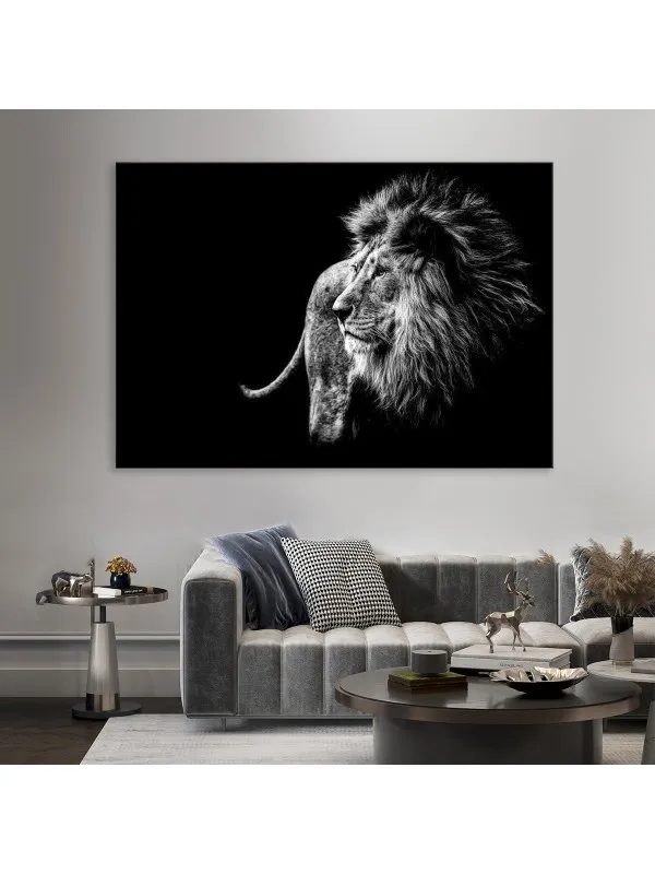 Tablou canvas Leu dedicat succesului – mesaj motivațional — imaginea 3