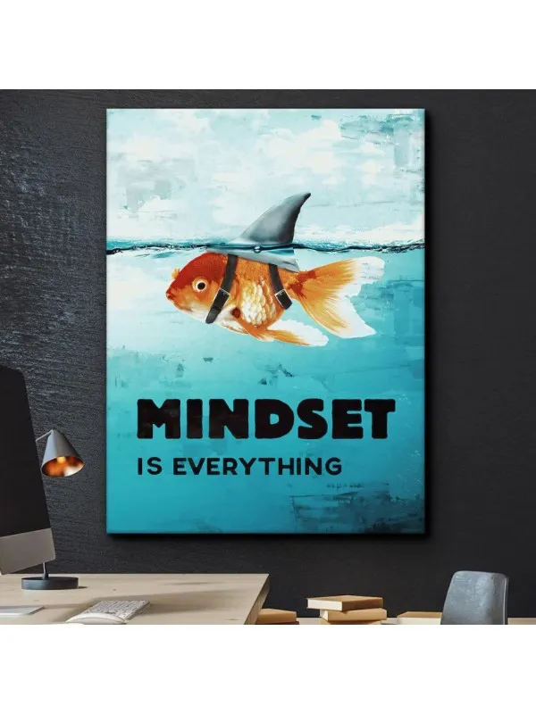 Tablou canvas Mindset is everything – decor motivațional pentru casă — imaginea 3