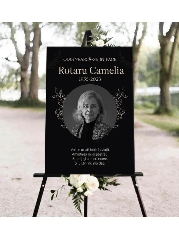 Tablou canvas memorial Omagiu tăcut – loc de reculegere — imaginea 2
