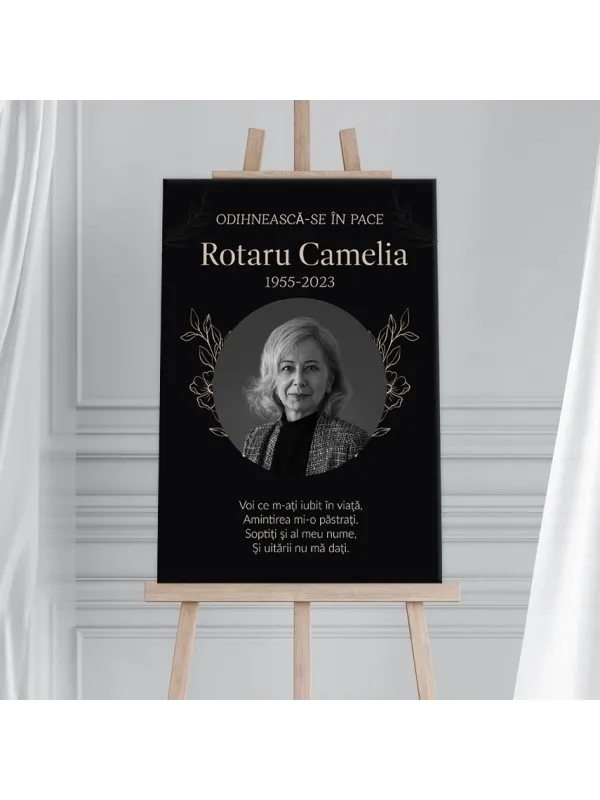 Tablou canvas memorial Omagiu tăcut – loc de reculegere — imaginea 3
