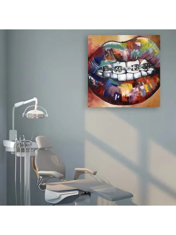 Tablou canvas Aparatul dentar magic – pentru cabinet stomatologic — imaginea 3
