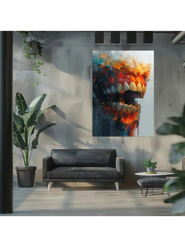 Tablou canvas Arta dinților – pentru cabinet stomatologic — imaginea 2