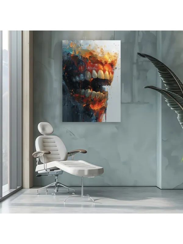 Tablou canvas Arta dinților – pentru cabinet stomatologic — imaginea 3