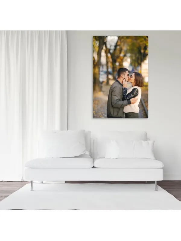 Tablou canvas personalizat cu poza de cuplu – 80x120 cm (vertical) — imaginea 3