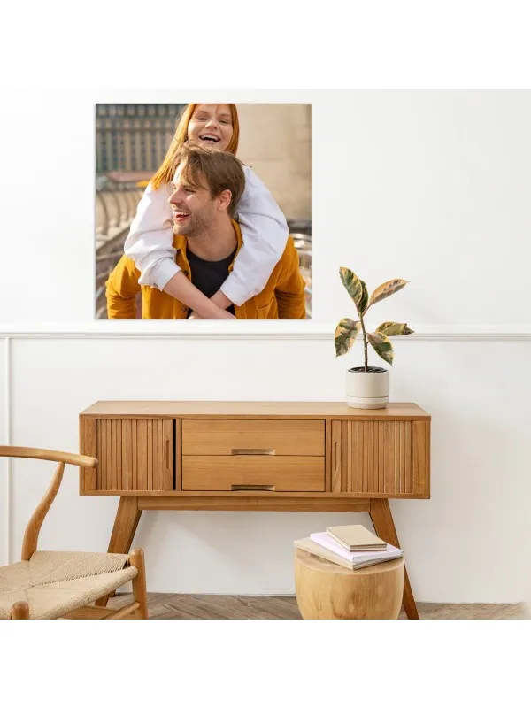 Tablou canvas personalizat cu poza ta – 30x30 cm (pătrat) — imaginea 2