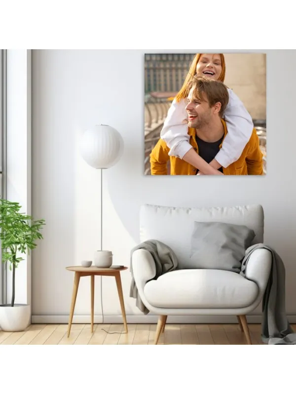 Tablou canvas personalizat cu poza ta – 30x30 cm (pătrat) — imaginea 3