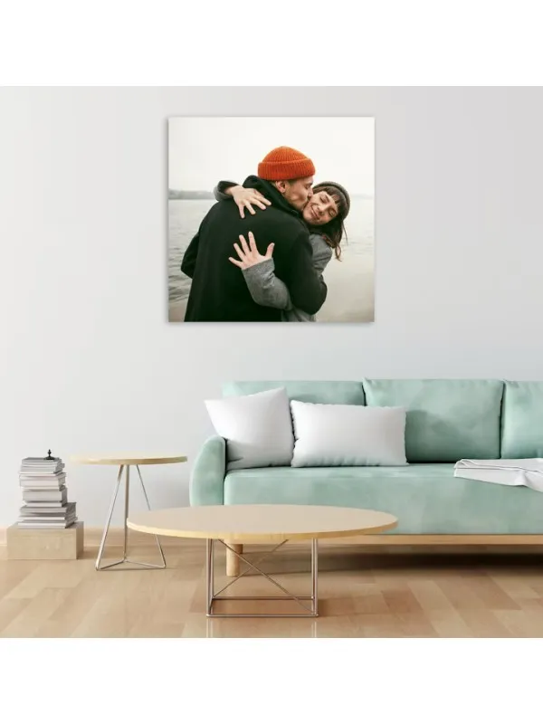Tablou canvas personalizat cu poza ta – 50x50 cm (pătrat) — imaginea 2
