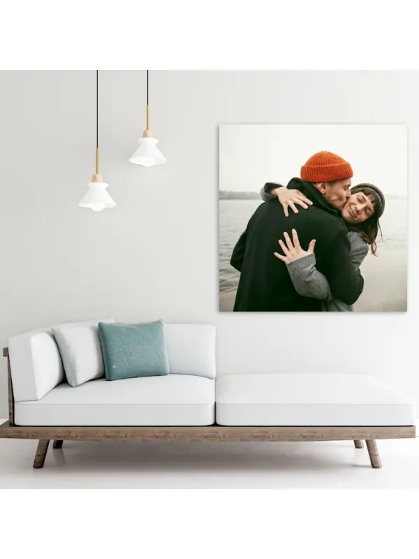 Tablou canvas personalizat cu poza ta – 50x50 cm (pătrat) — imaginea 3