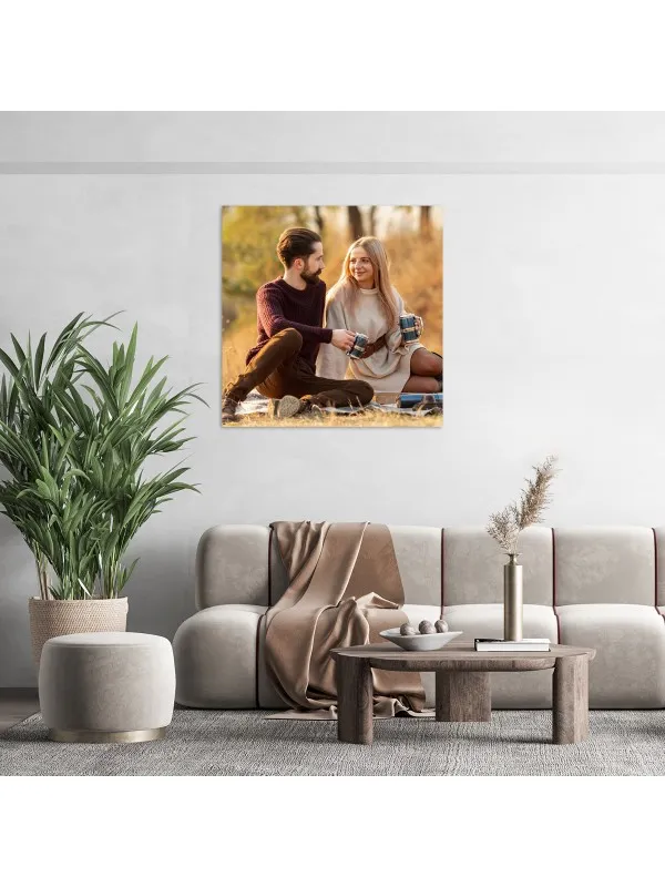 Tablou canvas personalizat cu poza ta – 80x80 cm (pătrat) — imaginea 3