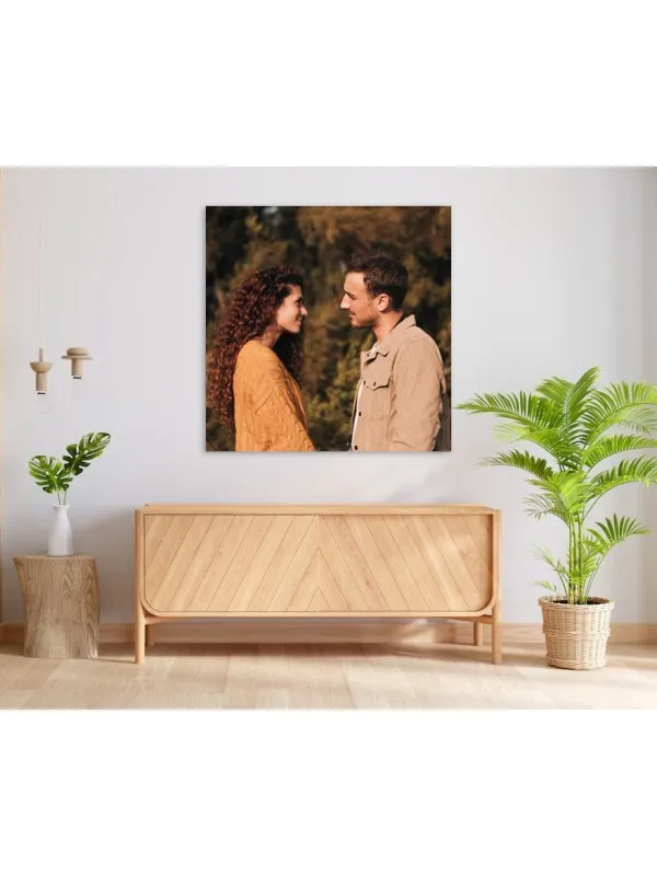 Tablou canvas personalizat cu poza ta – 40x40 cm (pătrat) — imaginea 3