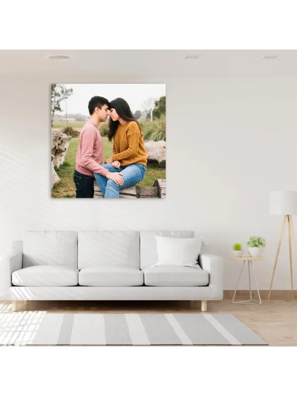 Tablou canvas personalizat cu poza ta – 60x60 cm (pătrat) — imaginea 2