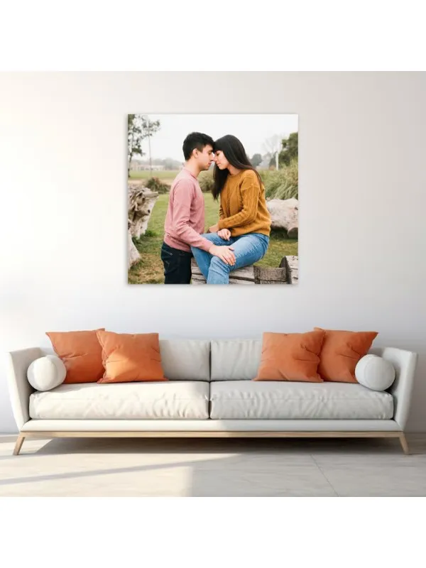 Tablou canvas personalizat cu poza ta – 60x60 cm (pătrat) — imaginea 3