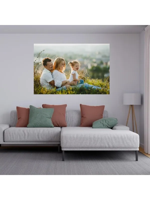 Tablou canvas personalizat cu poza familiei – 120x80 cm (orizontal) — imaginea 2