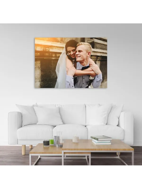 Tablou canvas personalizat cu poza ta – 100x70 cm (orizontal) — imaginea 2