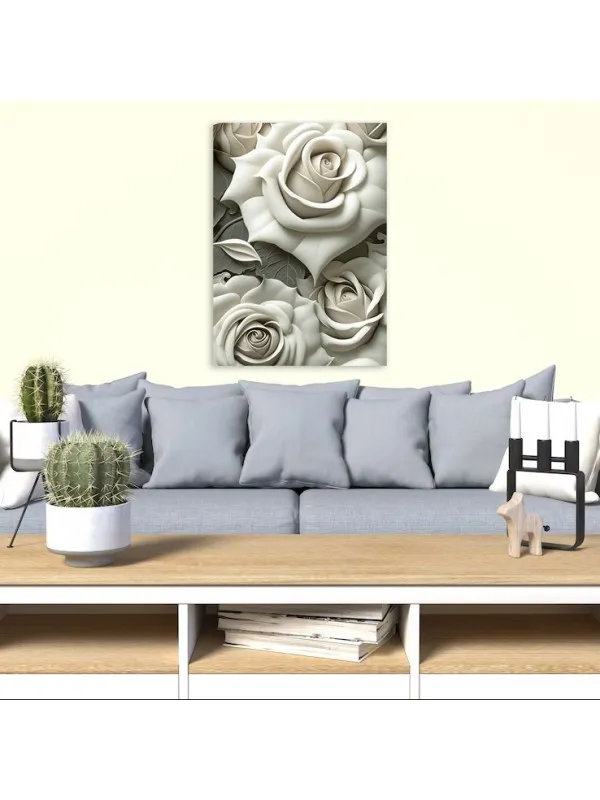 Tablou canvas Poveste florală – decor elegant de perete — imaginea 3