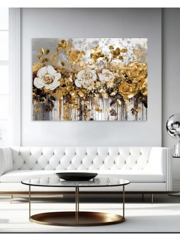 Tablou canvas Ritmuri florale – decor de impact pentru perete — imaginea 3
