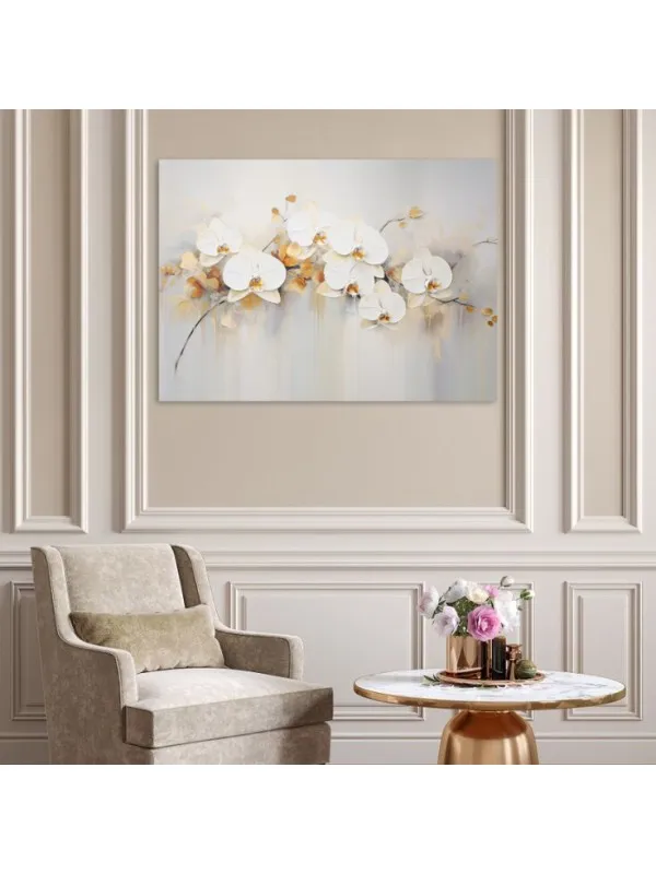 Tablou canvas Eleganța orhideei – decor floral rafinat — imaginea 2