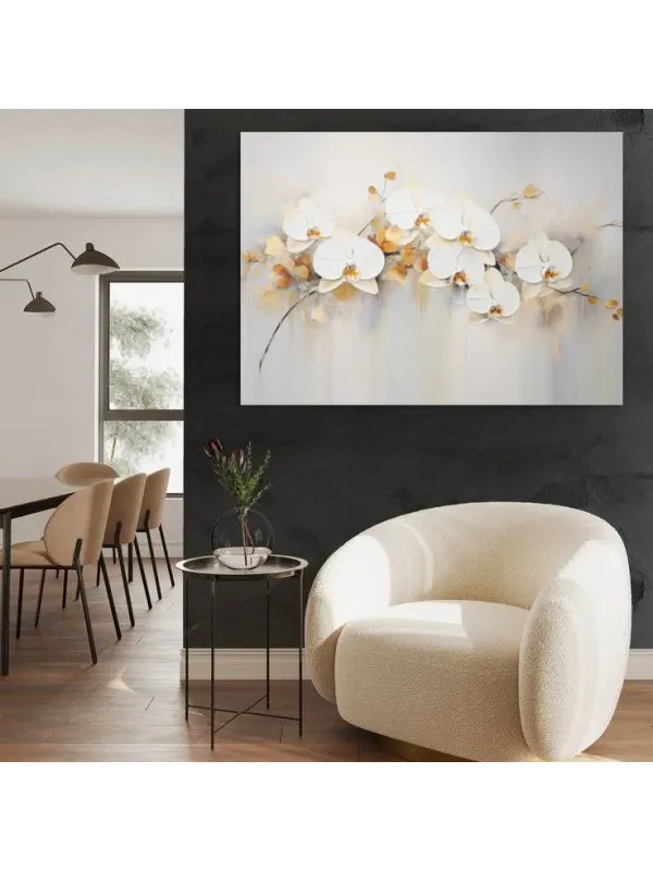 Tablou canvas Eleganța orhideei – decor floral rafinat — imaginea 5