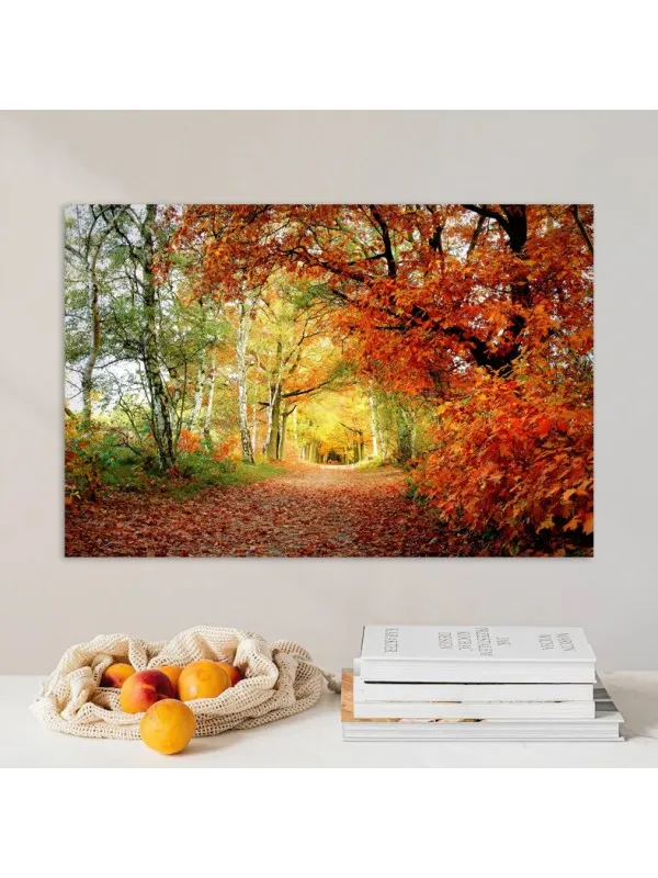 Tablou canvas Culorile timpului – peisaj decorativ — imaginea 2
