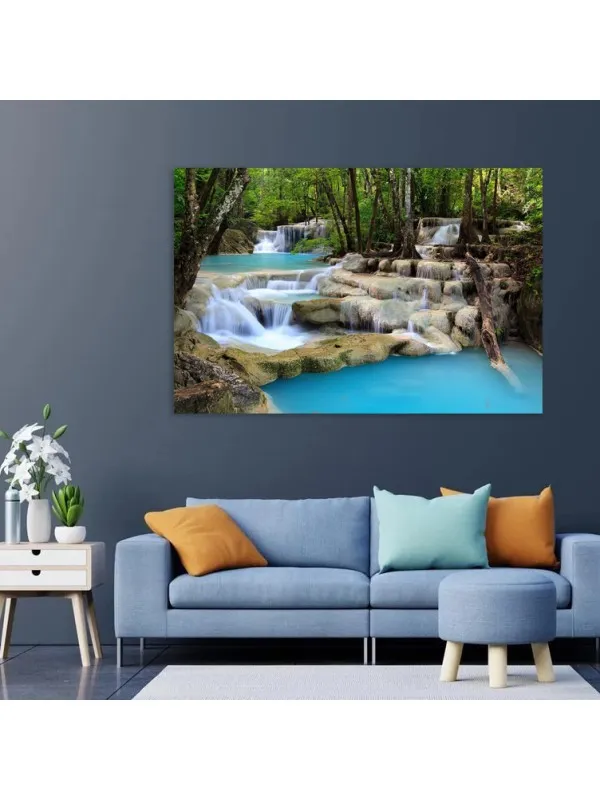 Tablou canvas Râul timpului – peisaj decorativ — imaginea 2