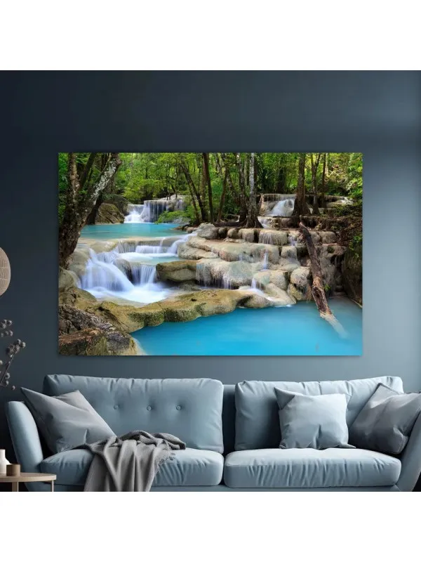 Tablou canvas Râul timpului – peisaj decorativ — imaginea 4