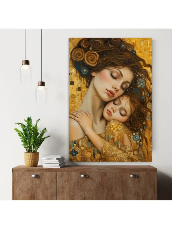 Tablou canvas Lumina serenității – portret feminin — imaginea 2