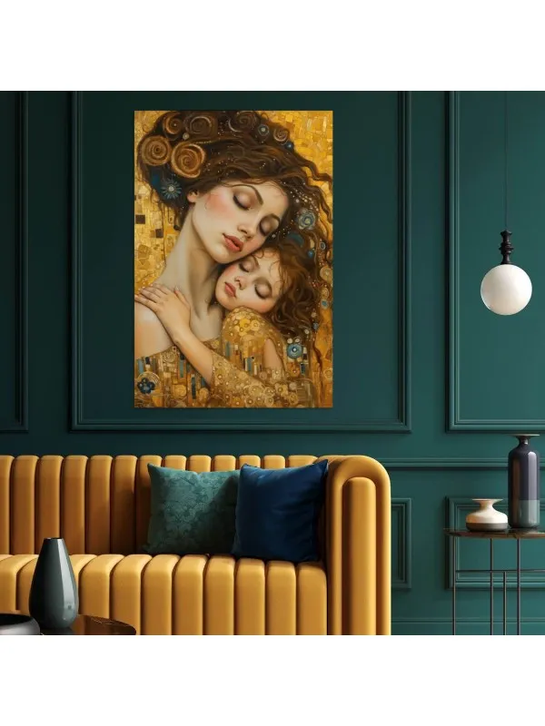 Tablou canvas Lumina serenității – portret feminin — imaginea 3