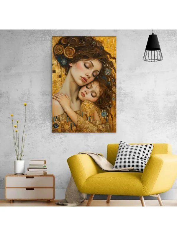Tablou canvas Lumina serenității – portret feminin — imaginea 4