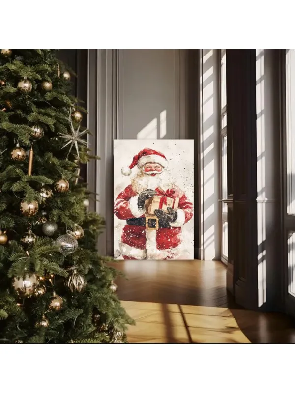 Tablou canvas În lumea lui Moș Crăciun – decor pentru copii — imaginea 2