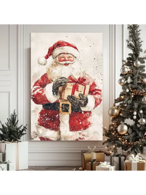 Tablou canvas În lumea lui Moș Crăciun – decor pentru copii — imaginea 3