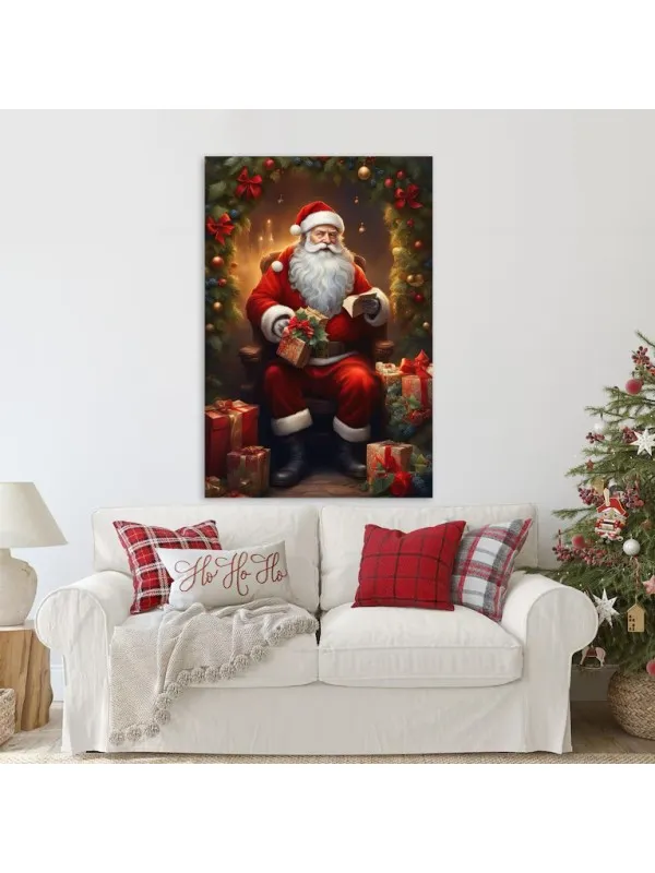 Tablou canvas Povestea Moșului – decor de Crăciun — imaginea 3