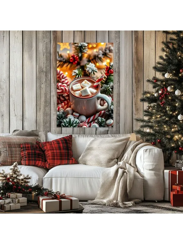 Tablou canvas Bezele și povești – decor de Crăciun — imaginea 2
