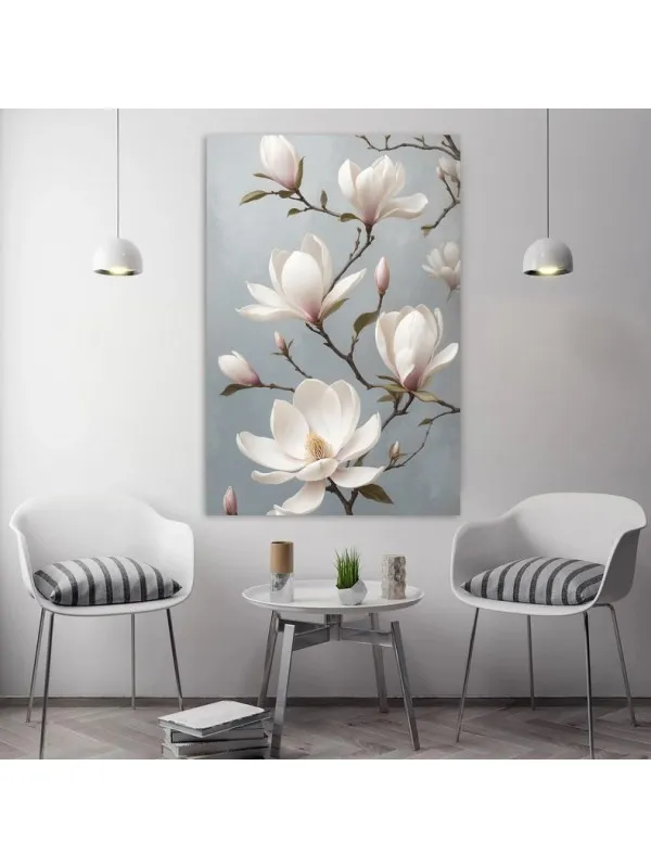 Tablou canvas Eleganța magnoliei – decor floral — imaginea 2