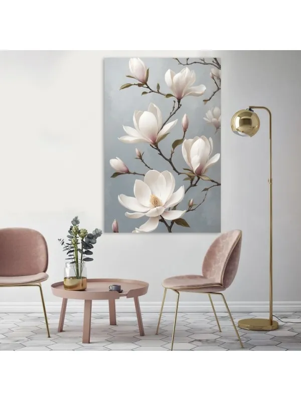 Tablou canvas Eleganța magnoliei – decor floral — imaginea 4