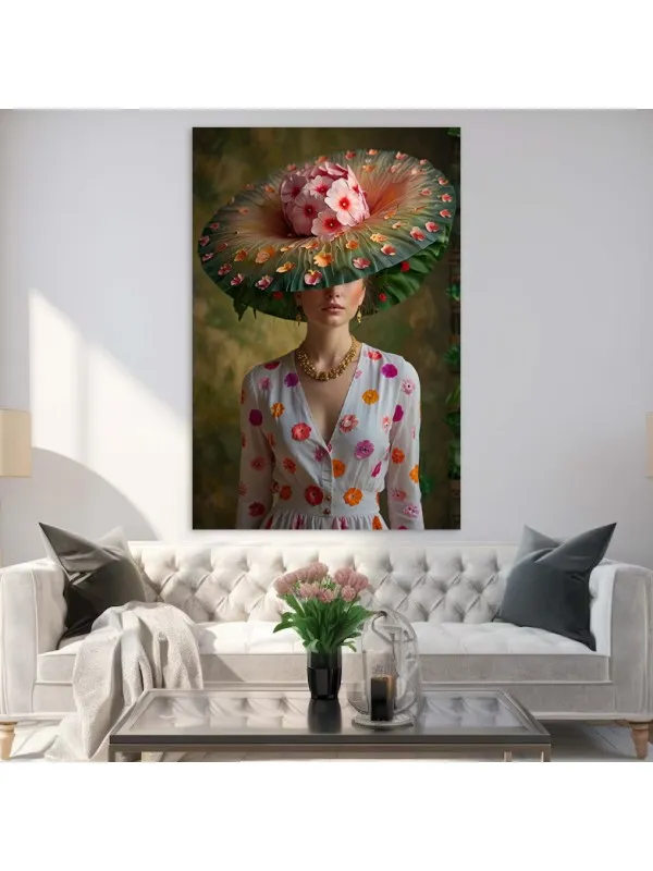 Tablou canvas Eleganță botanică – motive florale — imaginea 2