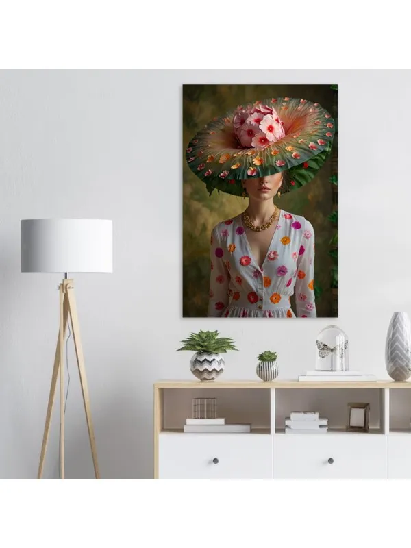 Tablou canvas Eleganță botanică – motive florale — imaginea 5