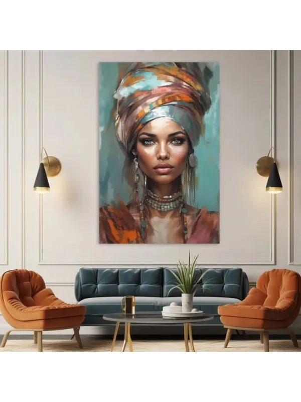 Tablou canvas Frumusețea pământului – portret feminin — imaginea 2