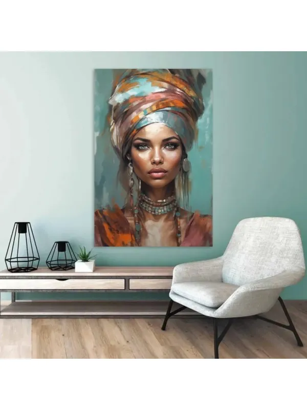 Tablou canvas Frumusețea pământului – portret feminin — imaginea 3