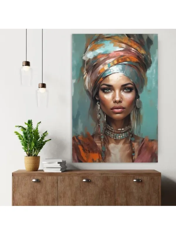 Tablou canvas Frumusețea pământului – portret feminin — imaginea 4