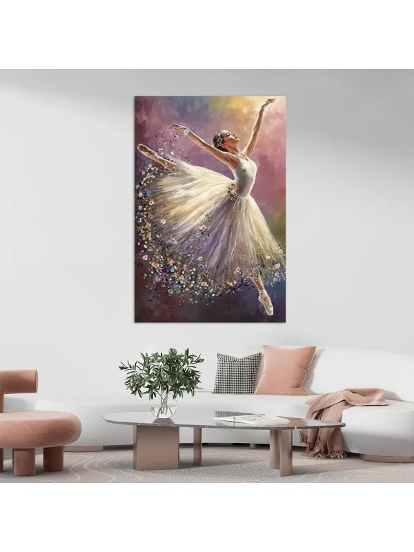 Tablou canvas Grațioasa balerină – portret artistic — imaginea 3